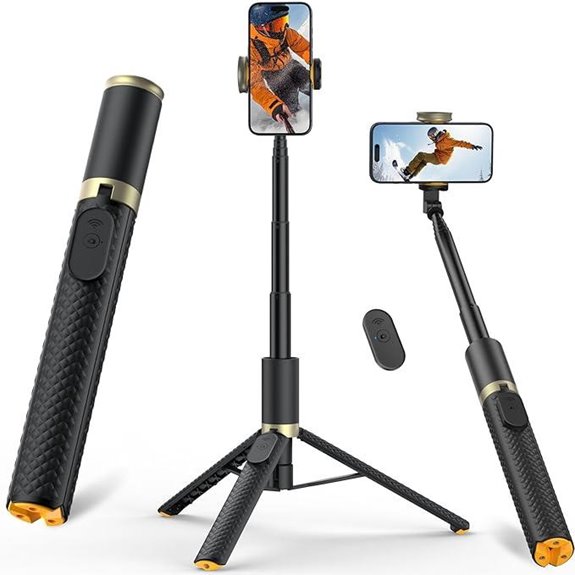 Portable Phone Tripod & Selfie Stick with Remote
