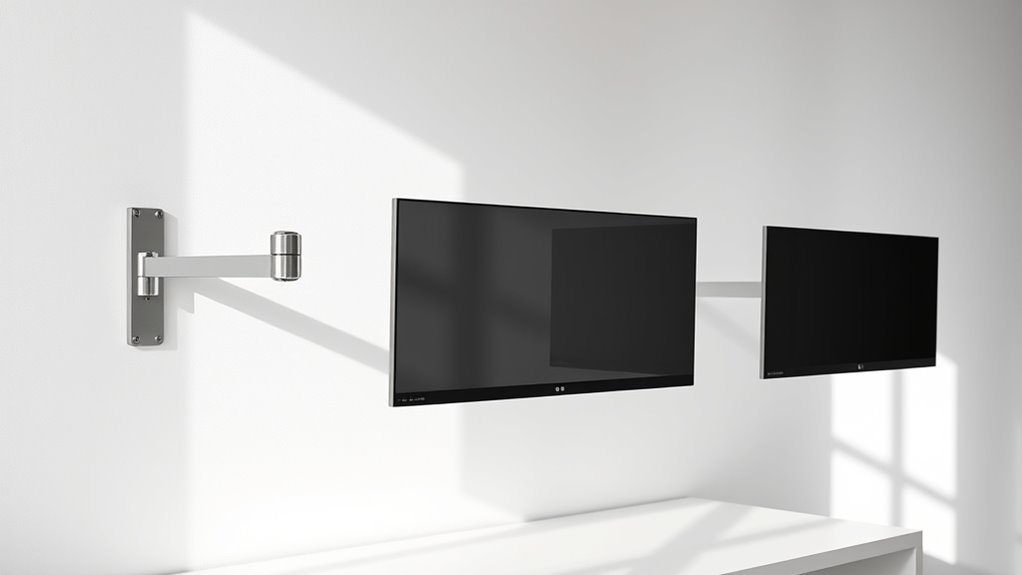 monitor arm compatibility and adjustability