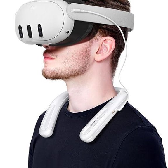 NEWDERY 10,000mAh Neck Battery Pack for VR Headsets
