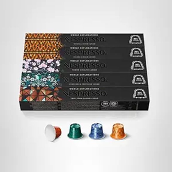 Nespresso Morning Lungo Variety Pack (50 Count 5 Packs)