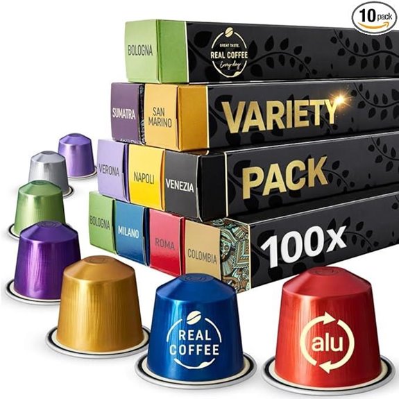 Nespresso Compatible Variety Pack with 9 Italian Flavors