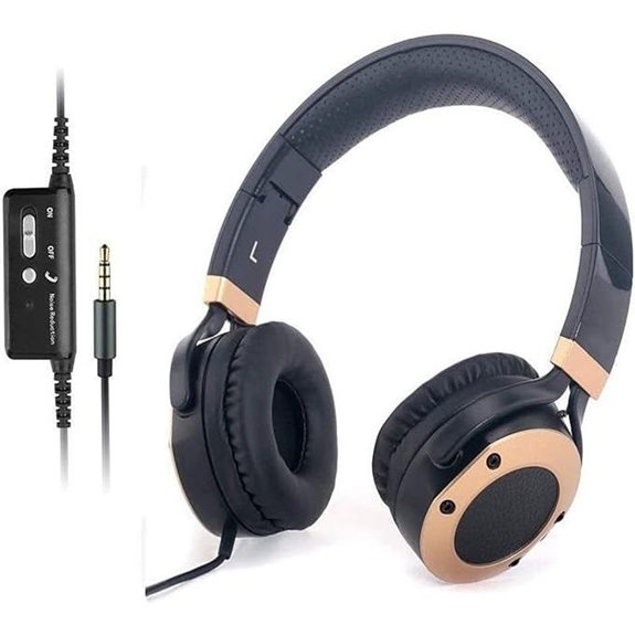 MONODEAL Noise Cancelling Headphones with Microphone