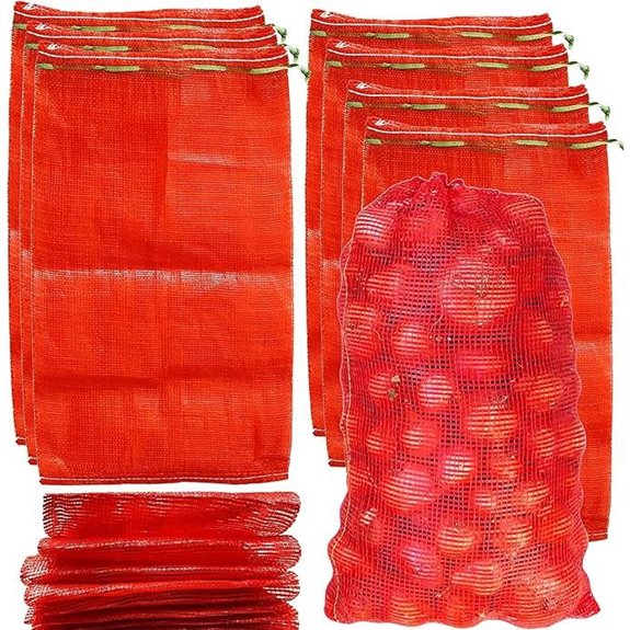 20'' x 14'' Mesh Onion and Produce Storage Bags (24 Pack)