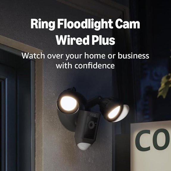 Ring Floodlight Cam Wired Plus - Outdoor Security with HD Video