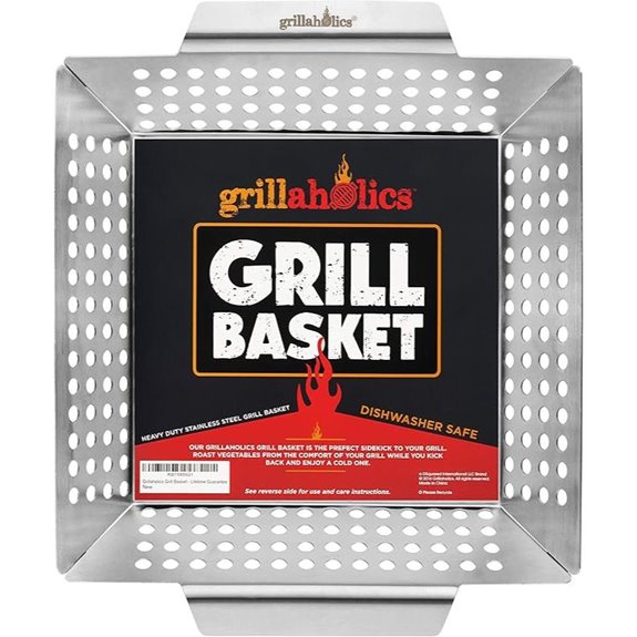 Vegetable Grill Basket for Outdoor BBQ