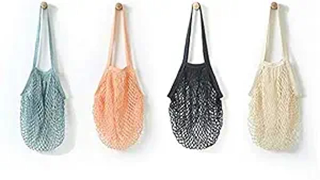 Reusable Mesh Grocery Bags (4-Pack)