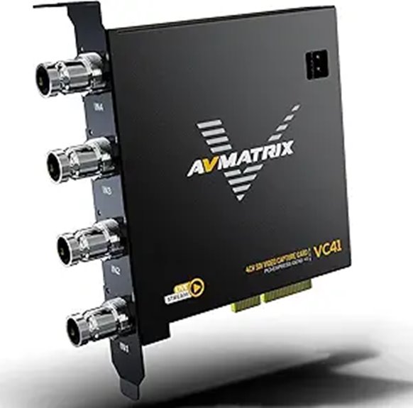 AVMATRIX PCIe Capture Card for Streaming and Video