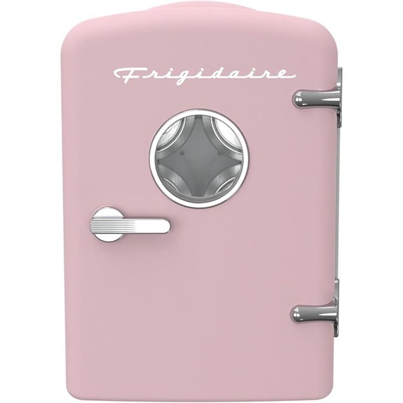Frigidaire Retro Mini Portable Personal Fridge (Pink)