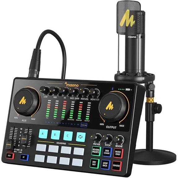 Maono Podcast Bundle with Audio Interface & Mic