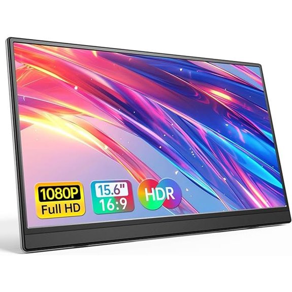 15.6 Inch Portable 1080P Monitor with HDMI & USB-C