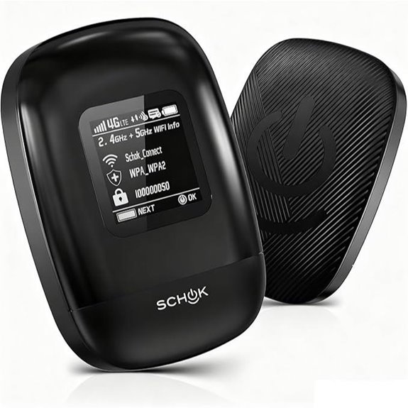 SCHOK 4G LTE Portable WiFi Hotspot (600Mbps)