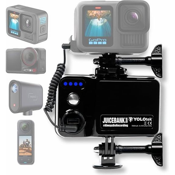 portable 7800mah camera power bank