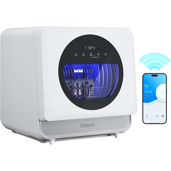 Silonn Portable Dishwasher with App Control and Tank