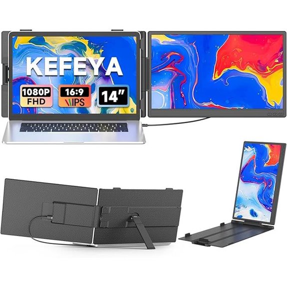 KEFEYA 14 Portable FHD IPS Laptop Monitor