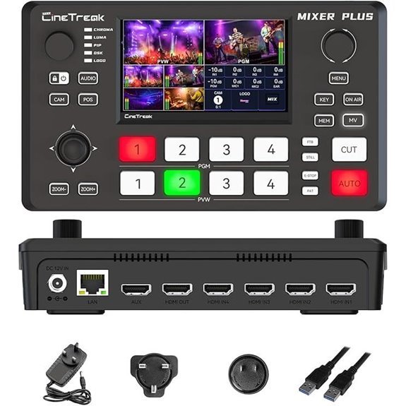 Mixer Plus 4 HDMI Portable Video Switcher