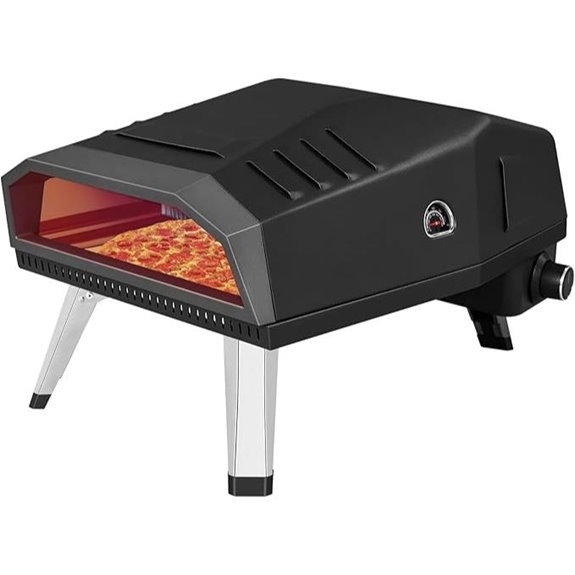 BOINN 12 Portable Outdoor Pizza Oven with Thermometer