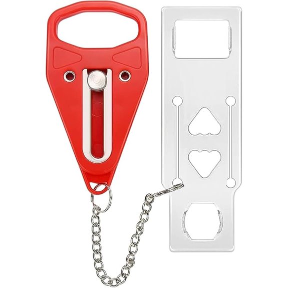 Portable Door Lock for Security and Privacy