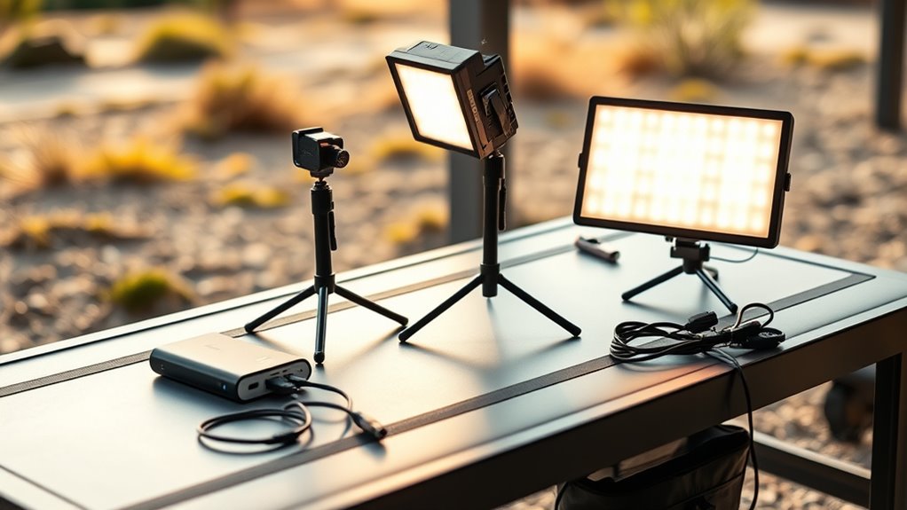 portable travel lighting considerations