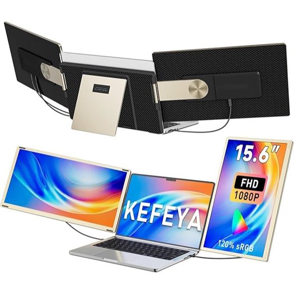 KEFEYA 15.6 Portable Triple Monitor Extender