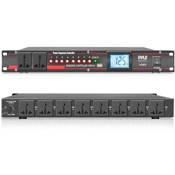 Pyle 10 Outlet Power Sequencer and Surge Protector