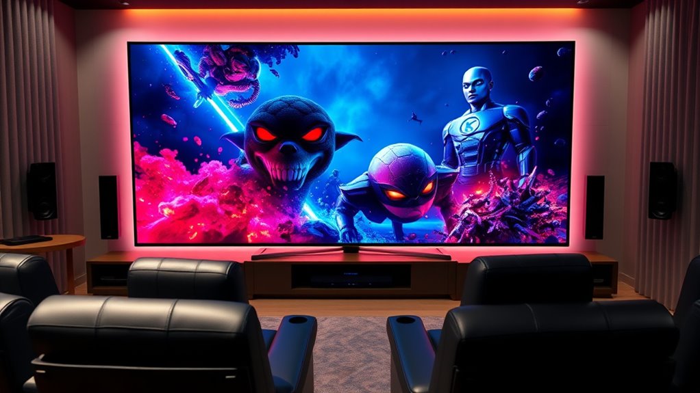 premium big screen tv selection