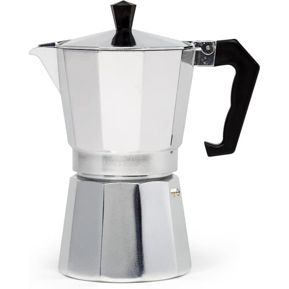 Primula Stovetop Espresso Maker 6 Cups Silver