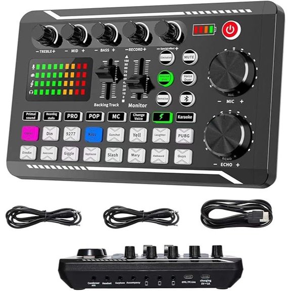 SINWE Professional Audio Mixer & Voice Changer