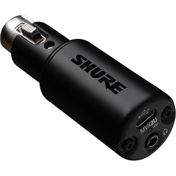 Shure MVX2U XLR-to-USB Audio Interface with Headphone