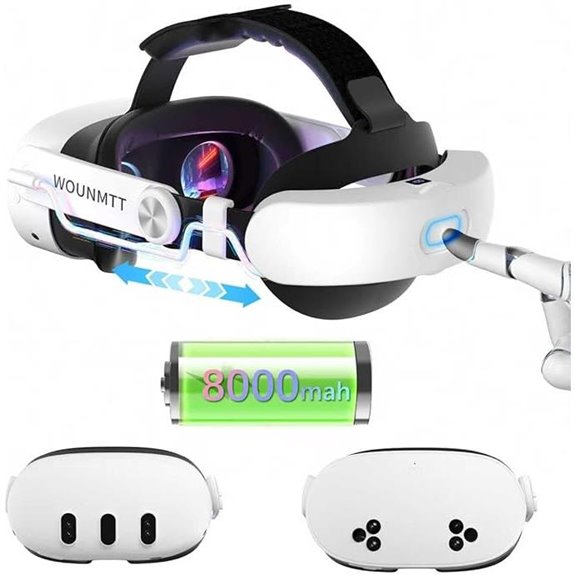 Oculus Quest 3 Head Strap with Battery and Comfort