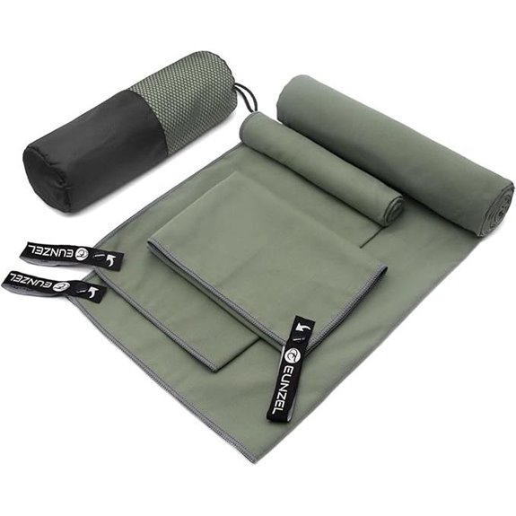 Eunzel Microfiber Quick Dry Camping Towel Set