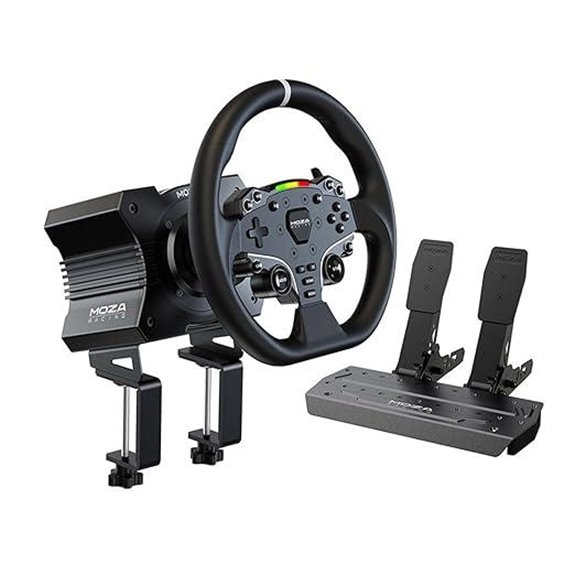 MOZA R5 Racing Simulator with Wheel and Pedals