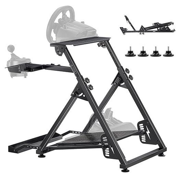 VEVOR Racing Wheel Stand for Logitech & Thrustmaster