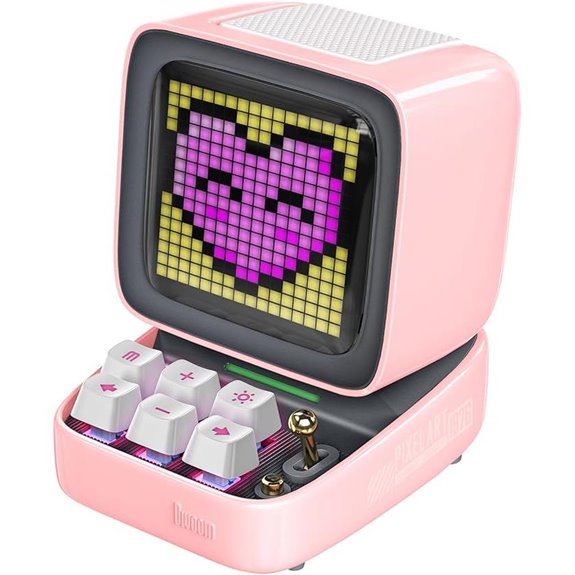 Divoom Ditoo Retro Pixel Art Bluetooth Speaker