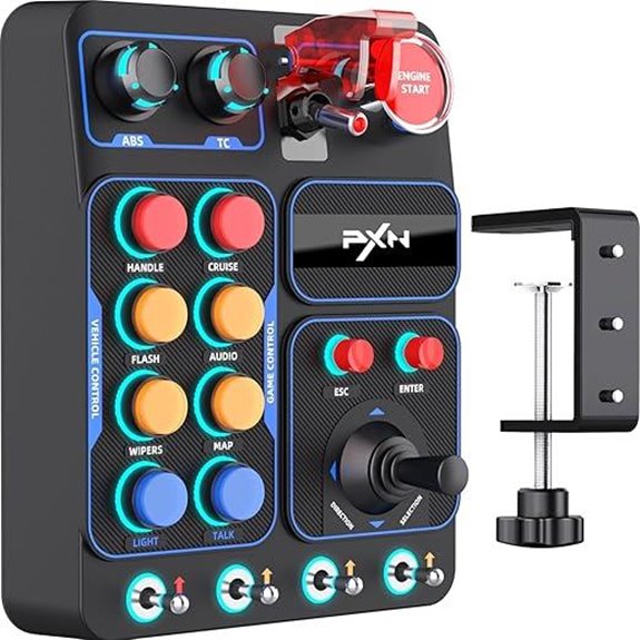 PXN CB1 Gaming Button Box with RGB Backlight