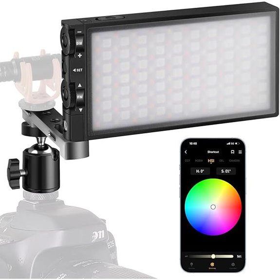 Pixel G1s RGB Video Light with APP Control