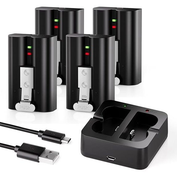 4-Pack Rechargeable Batteries for Ring Doorbell Cameras