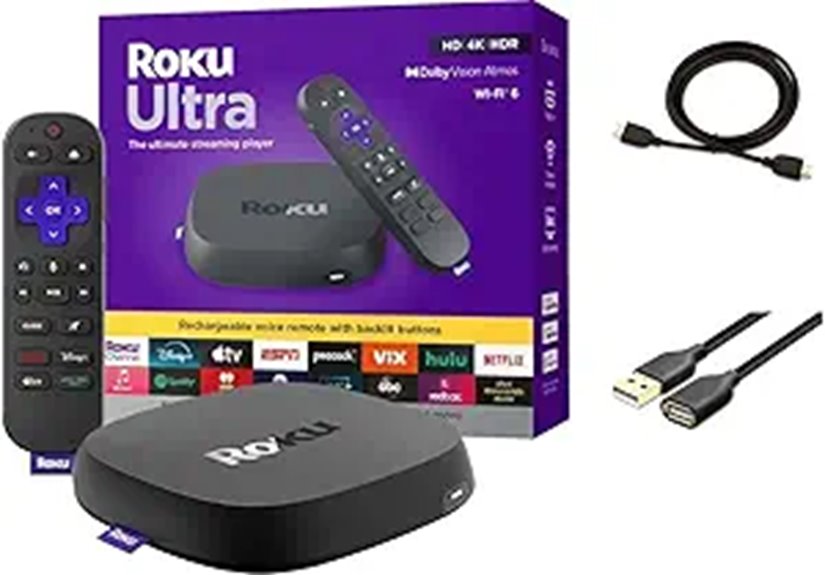 Roku Ultra 4K Streaming Device with Remote