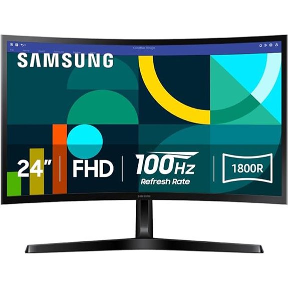Samsung 24 Essential S3 Curved FHD Monitor