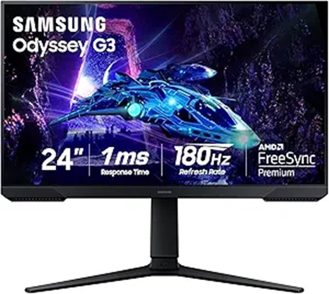 Samsung Odyssey G3 24-Inch FHD Gaming Monitor