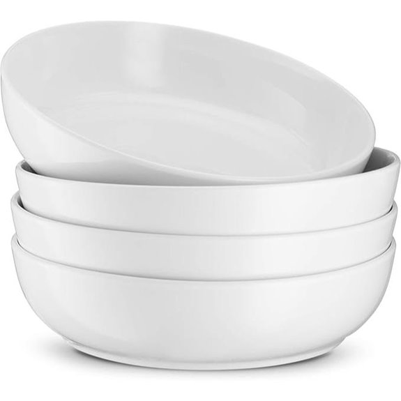 KooK Ceramic Salad & Soup Bowls Set of 4