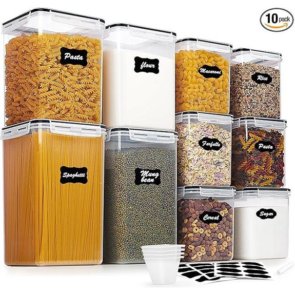 Vtopmart 10 PCS Airtight Food Storage Containers