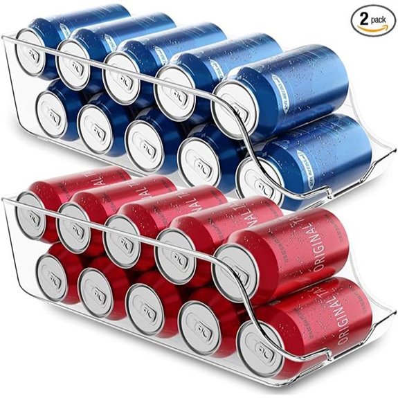 Utopia Soda Can Organizer and Dispenser (Set of 2)