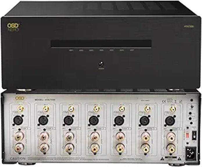 OSD Audio Nero HTA7200 Multi Channel (7X) 210W/Ch Home Theater Amplifier