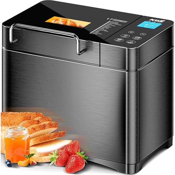 KBS 17-in-1 Stainless Steel Convection Bread Maker