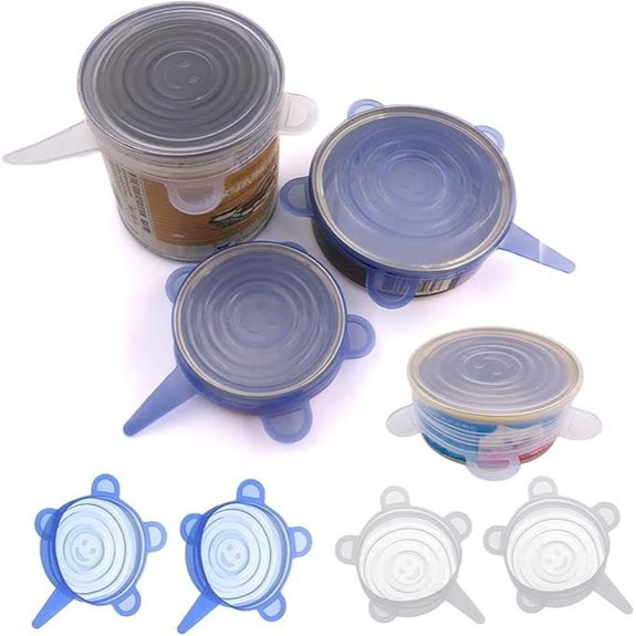 COMTIM Silicone Pet Food Can Lids (4-Pack)