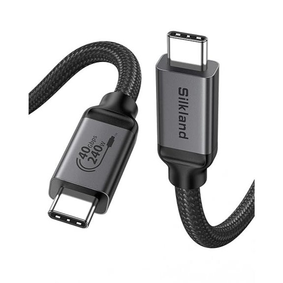 Silkland USB 4 Thunderbolt 4 Cable 6.6FT