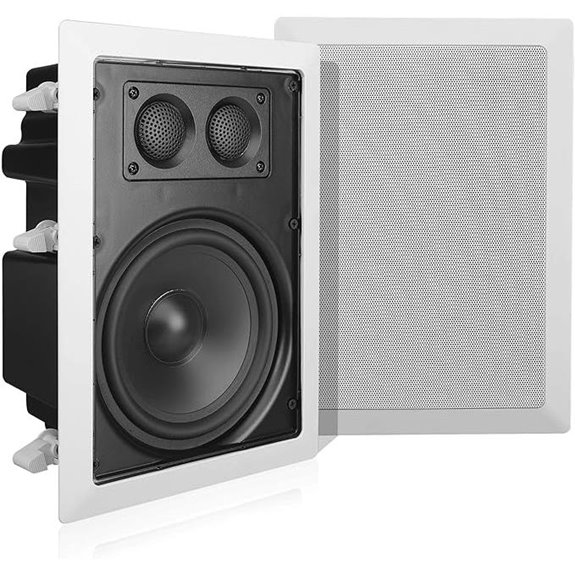 Pyle 6.5 In-wall Ceiling Speaker 400W White
