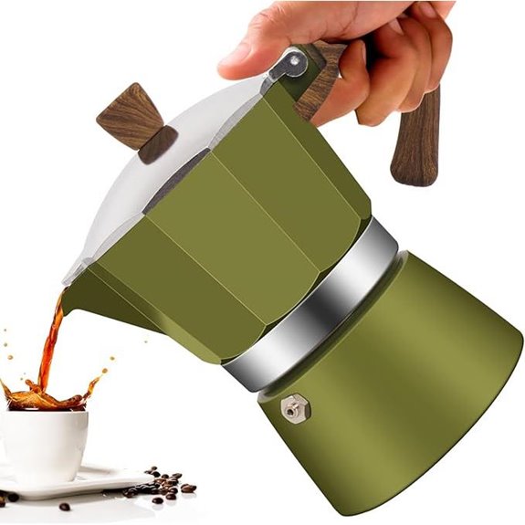 6-Cup Aluminum Moka Pot Espresso Coffee Maker