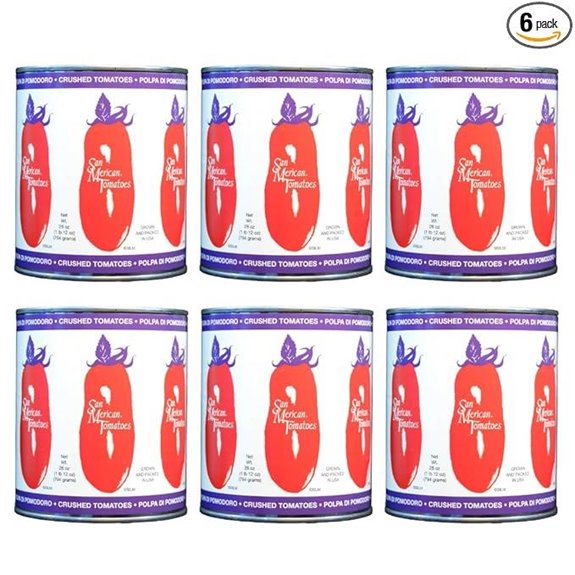 San Merican Crushed Tomatoes 28 oz Pack of 6