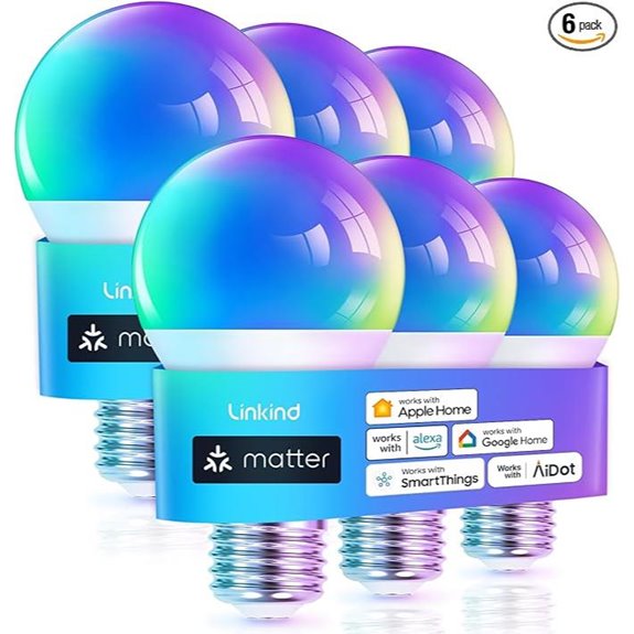 Linkind Matter WiFi Smart Bulb 6-Pack